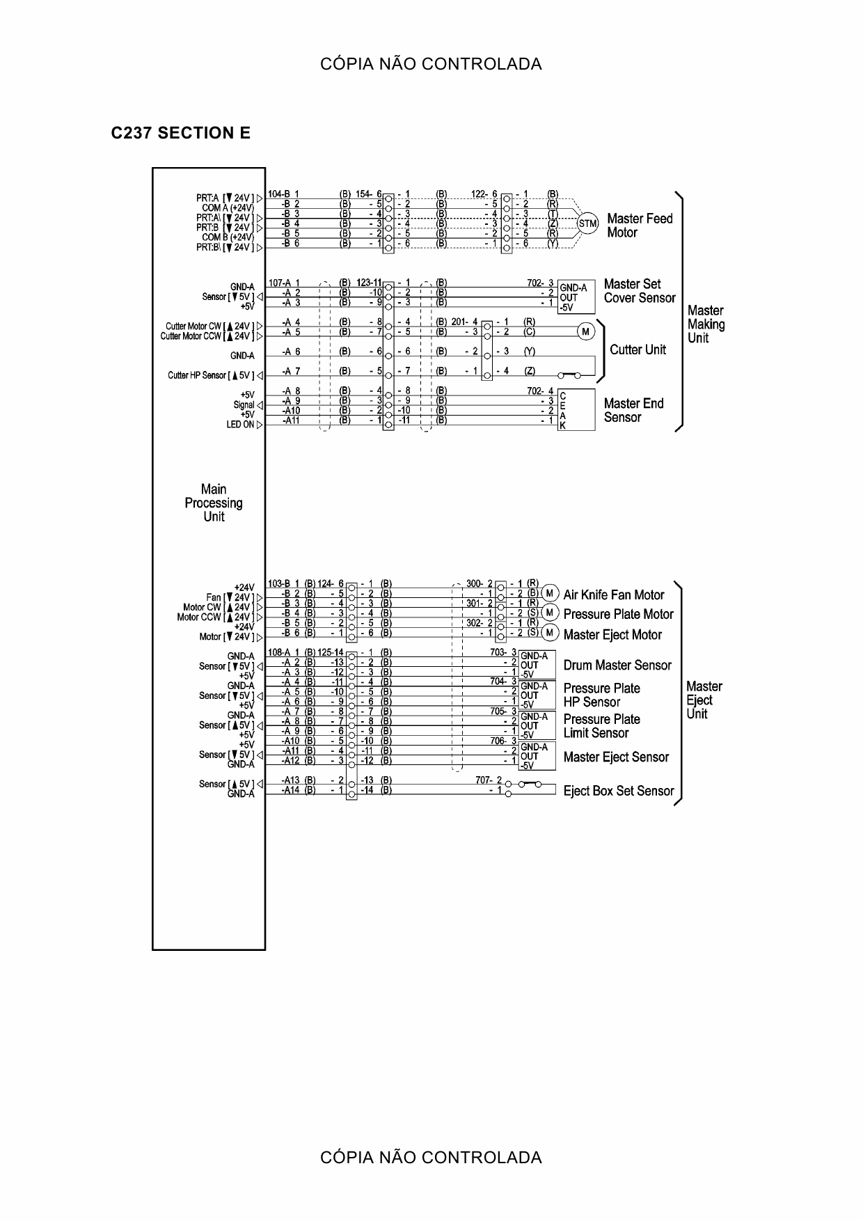 RICOH Aficio DX-3340 JP-1030 1230 3000 1235 C231 C237 C238 C248 C267 Circuit Diagram-2